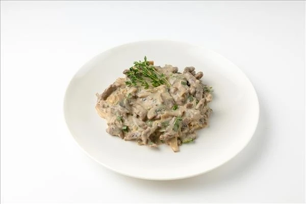 բիֆ ստրոգանով սերուցքային սոուս