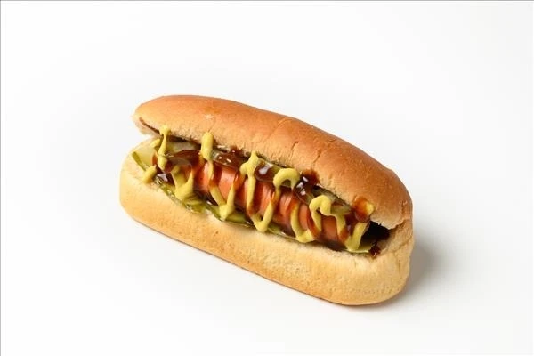 հոթ դոգ կծու կաթնային նրբերշիկով